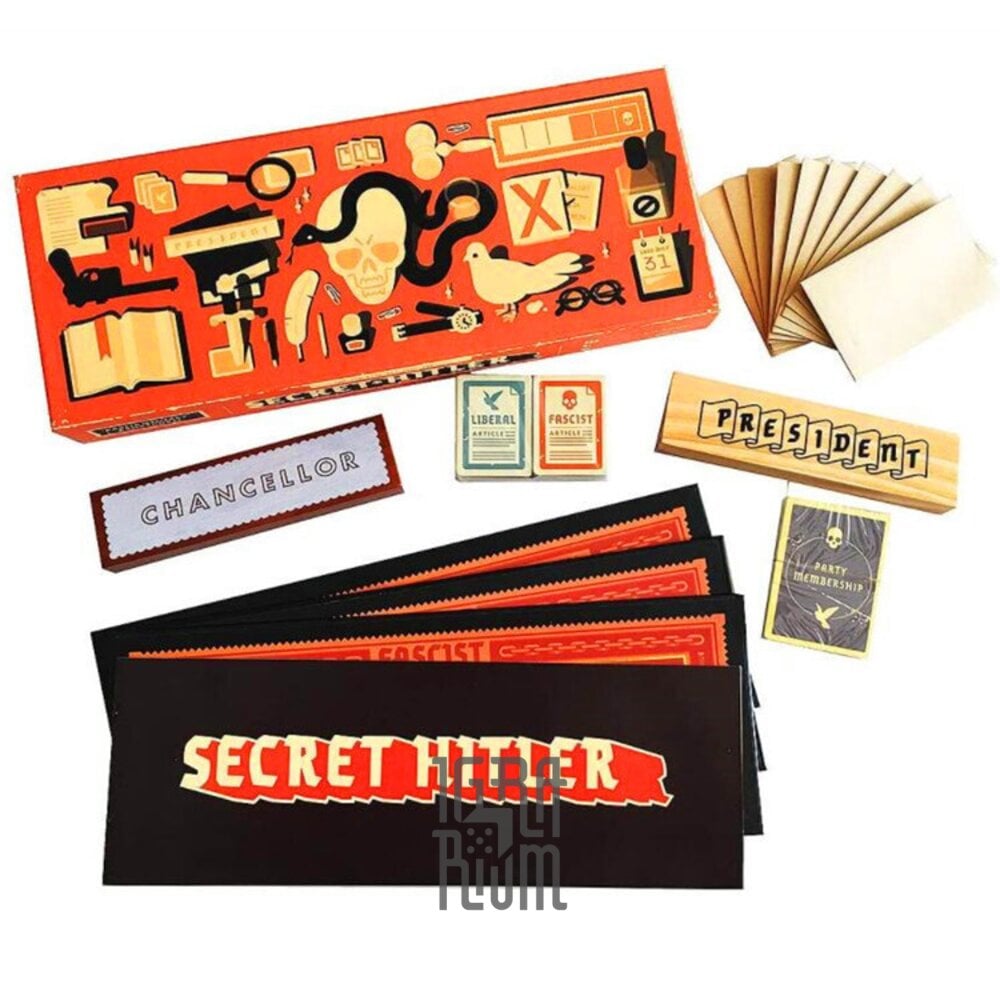 Настольная игра Тайный Гитлер (Secret Hitler Large Box) купить недорого в  Украине, Киеве, Днепре, Харькове, Одессе | Интернет-магазин настольных игр  ИГРАРИУМ