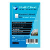 Протекторы для карт Games7Days (45 х 68 мм, Mini Euro, 100 шт.) (STANDART)