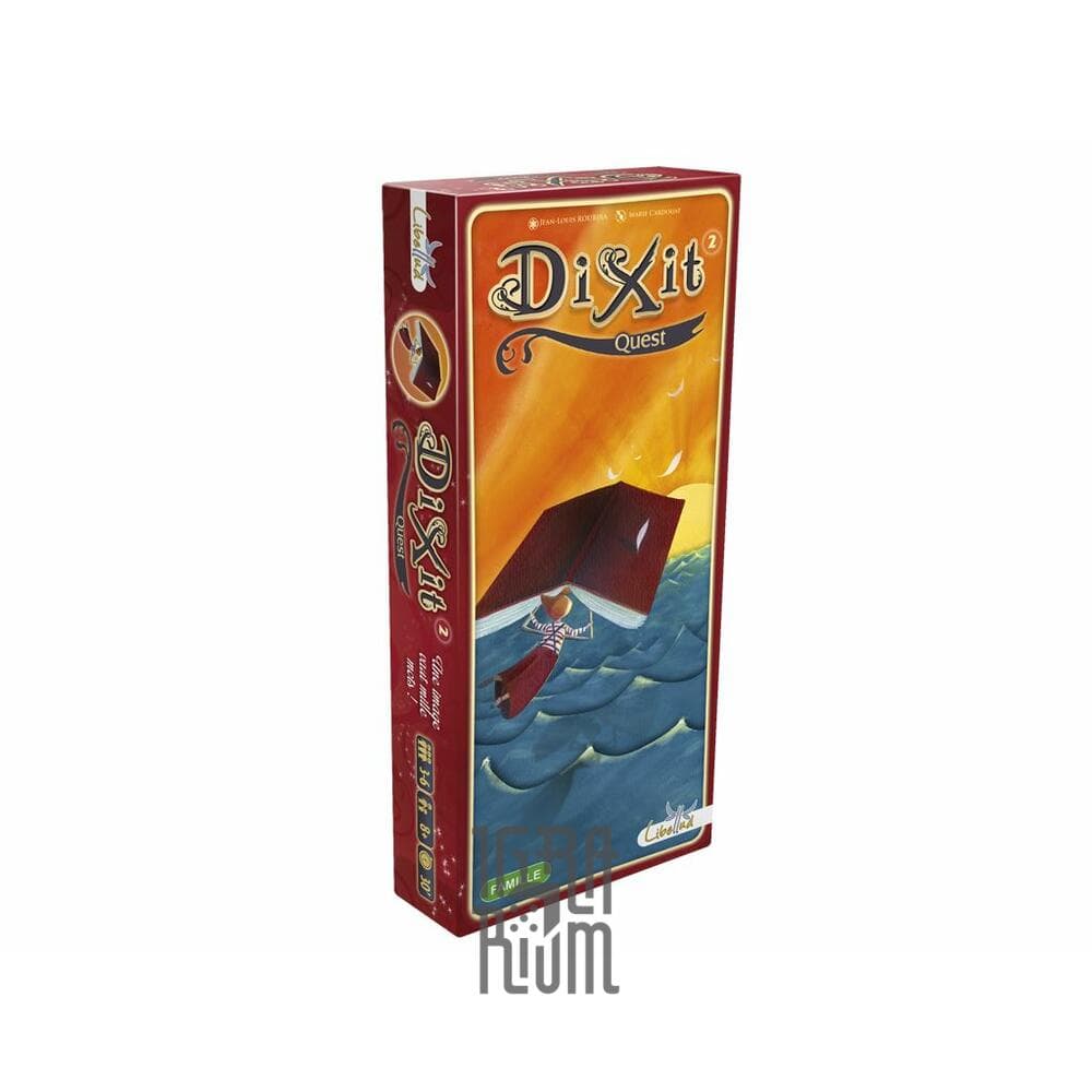 Настольная игра Диксит 2 Приключение (Dixit 2 Quest) купить недорого в  Украине, Киеве, Днепре, Харькове, Одессе, Львове, Виннице. | Цены. Отзывы.  Скидки. | Интернет-магазин настольных игр ИГРАРИУМ