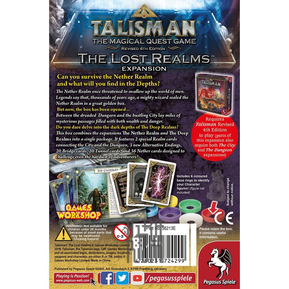 Настольная игра Talisman: The Lost Realms exp. купить недорого в Украине,  Киеве, Днепре, Харькове, Одессе | Интернет-магазин настольных игр ИГРАРИУМ