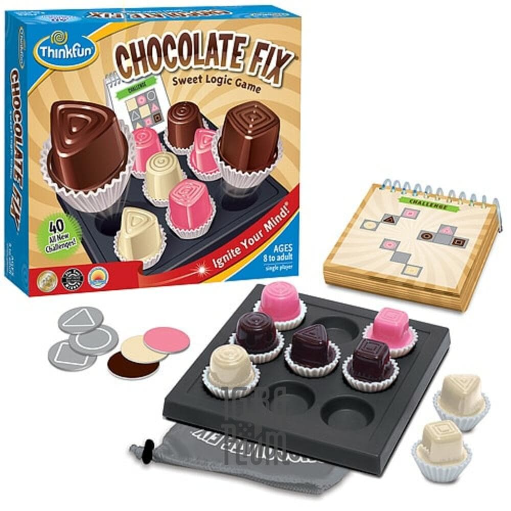 Настольная игра Шоколадный тупик (Chocolate Fix) ThinkFun купить недорого в  Украине, Киеве, Днепре, Харькове, Одессе | Интернет-магазин настольных игр  ИГРАРИУМ