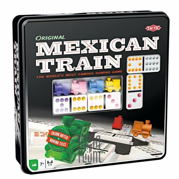 Настольная игра Мексиканский Поезд (в металл. коробке) (Mexican Train)