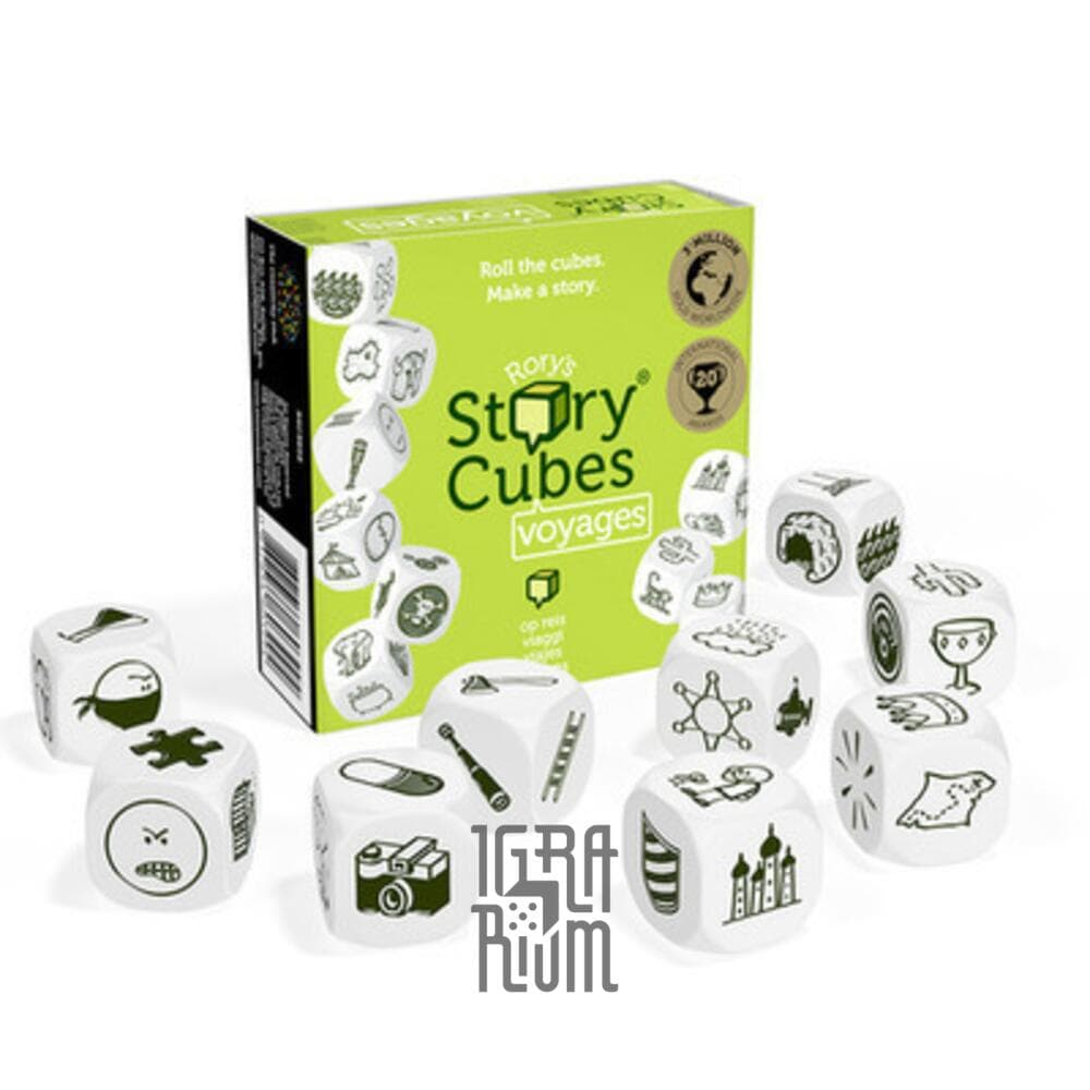 Настольная игра Кубики Историй Рори: Путешествия (Rorys Story Cubes:  Voyages) купить недорого в Украине, Киеве, Днепре, Харькове, Одессе,  Львове, Виннице. | Цены. Отзывы. Скидки. | Интернет-магазин настольных игр  ИГРАРИУМ