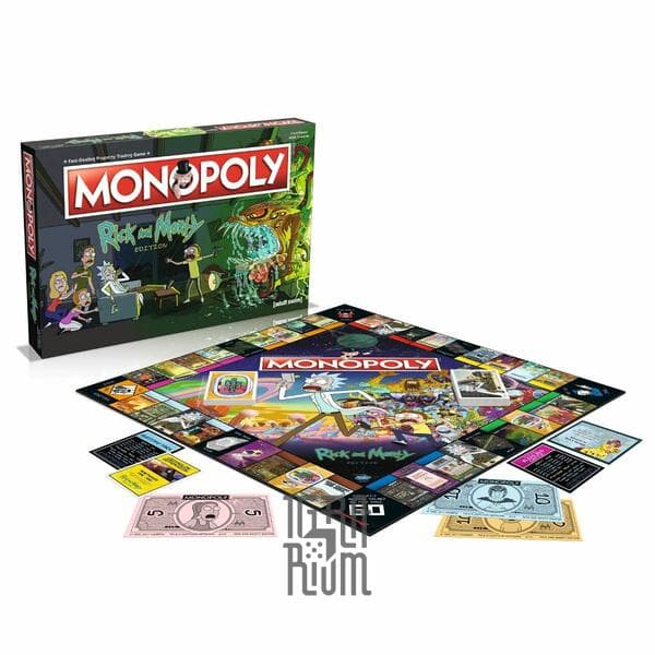 Настольная игра Monopoly Rick and Morty (Монополия Рик и Морти)